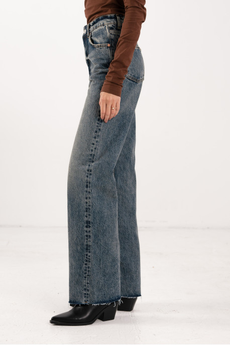 Джинси Wide leg сині WL 524