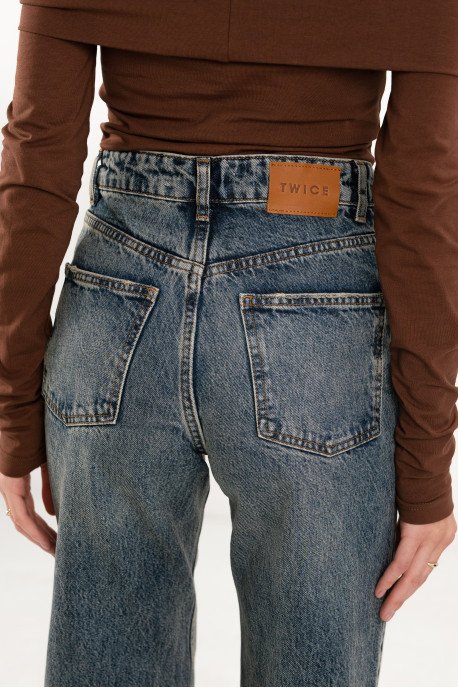Джинси Wide leg сині WL 524