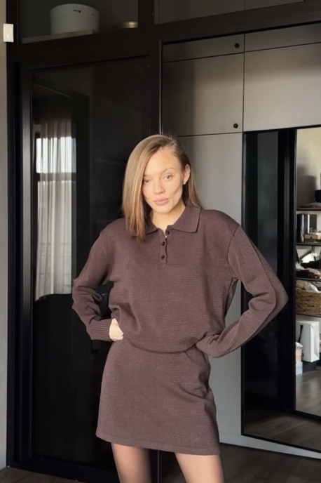 Спідниця в'язана міні