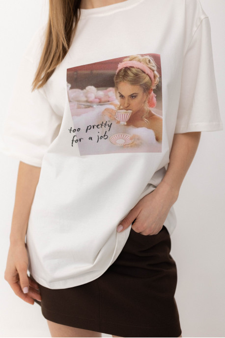 Футболка оверсайз Too pretty