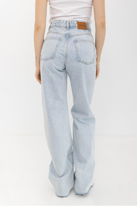 ДЖИНСИ WIDE LEG СВІТЛО БЛАКИТНІ WL 558