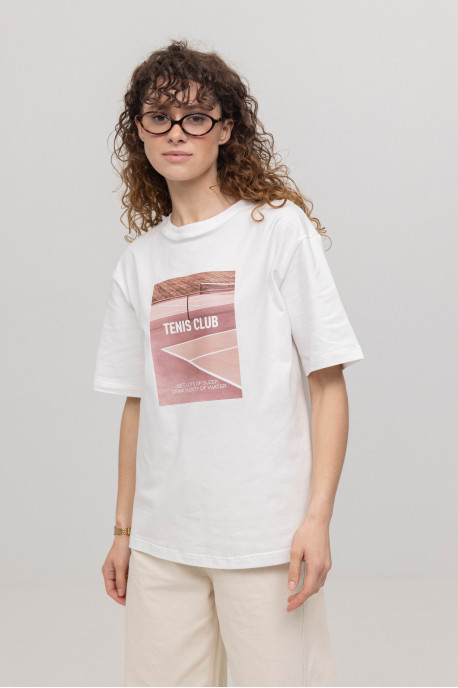 Футболка оверсайз tenis club