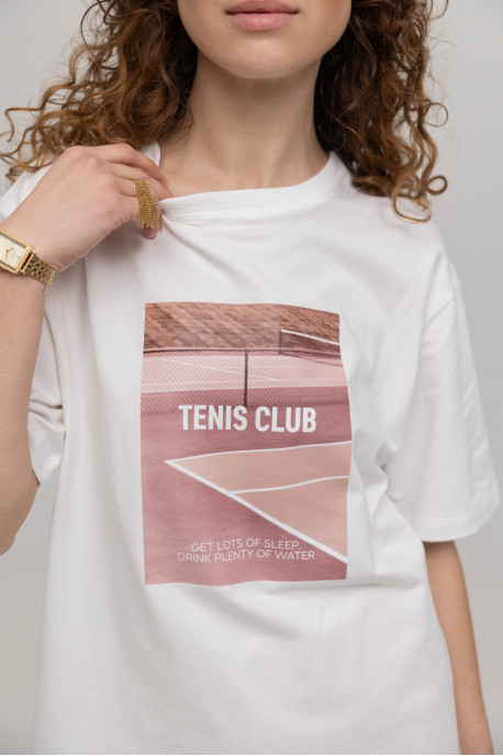 Футболка оверсайз tenis club
