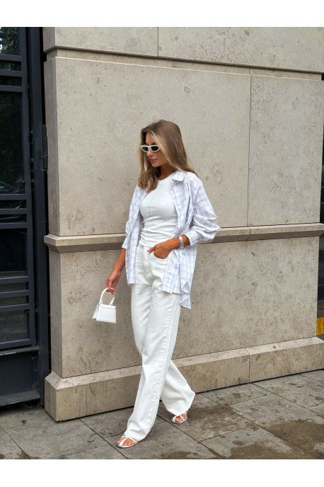 ДЖИНСИ WIDE LEG МОЛОЧНИЙ WL 541.