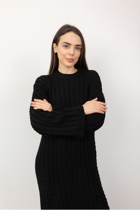 Сукня максі в косичку DR003