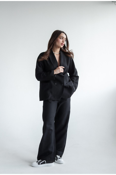 ДЖИНСИ WIDE LEG БЛАКИТНИЙ WL 613